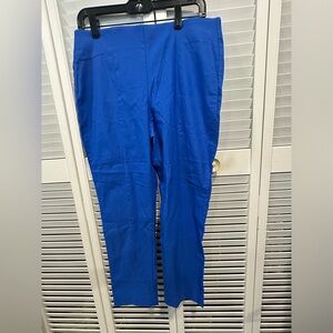 Solid royal blue Chicos so slimming ankle pant size 1.5 (10) M